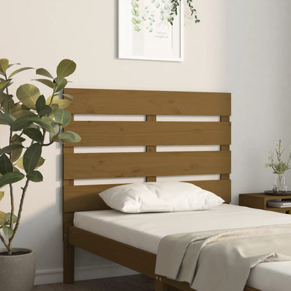 vidaXL Headboard Honey Brown 75x3x80 cm Solid Wood Pine