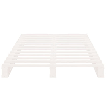 vidaXL Pallet Bed without Mattress White 90x200 cm Solid Wood