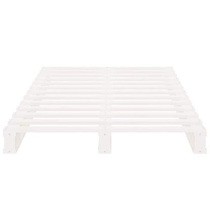 vidaXL Pallet Bed | White | Solid pine wood | Single bed size | Durable