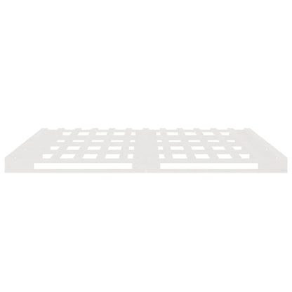 vidaXL Pallet Bed without Mattress White 140x200 cm Solid Wood