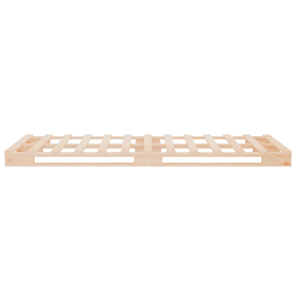 vidaXL Pallet Bed without Mattress Single Solid Wood