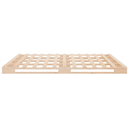 vidaXL Pallet Bed without Mattress Small Double Solid Wood