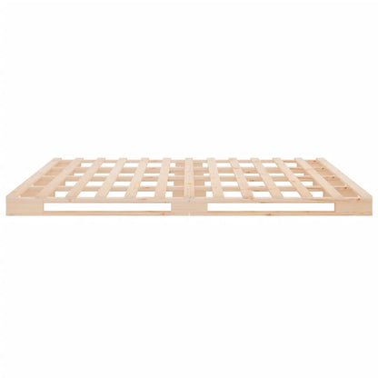 vidaXL Pallet Bed | Natural pine | Solid pine wood | Double | Durable