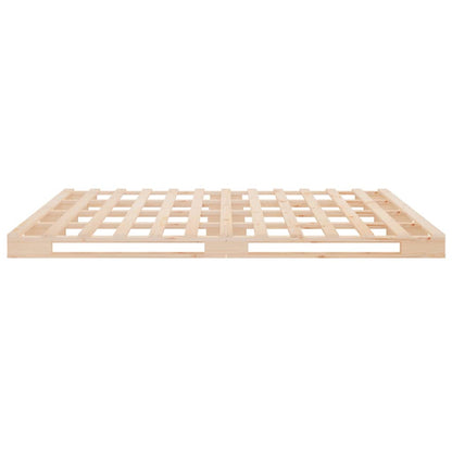 vidaXL Pallet Bed | Natural Pine | Solid Pine Wood | Double | Durable