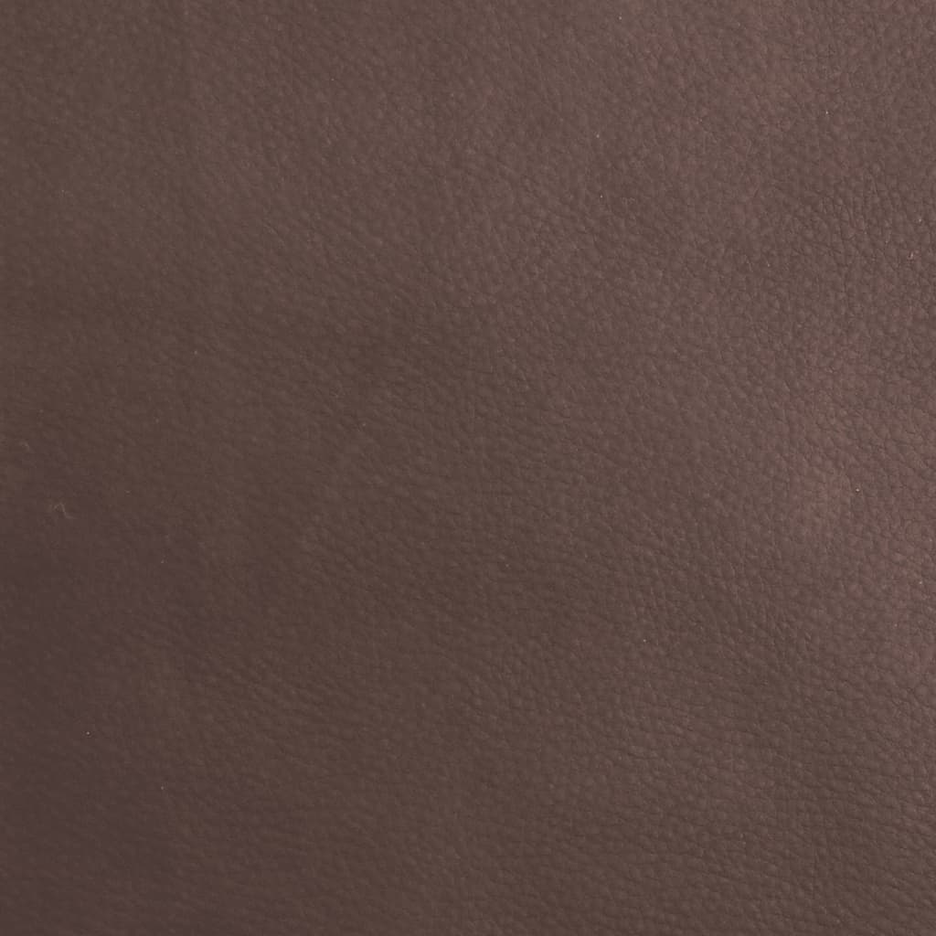 vidaXL Recliner Chair Brown Faux Leather