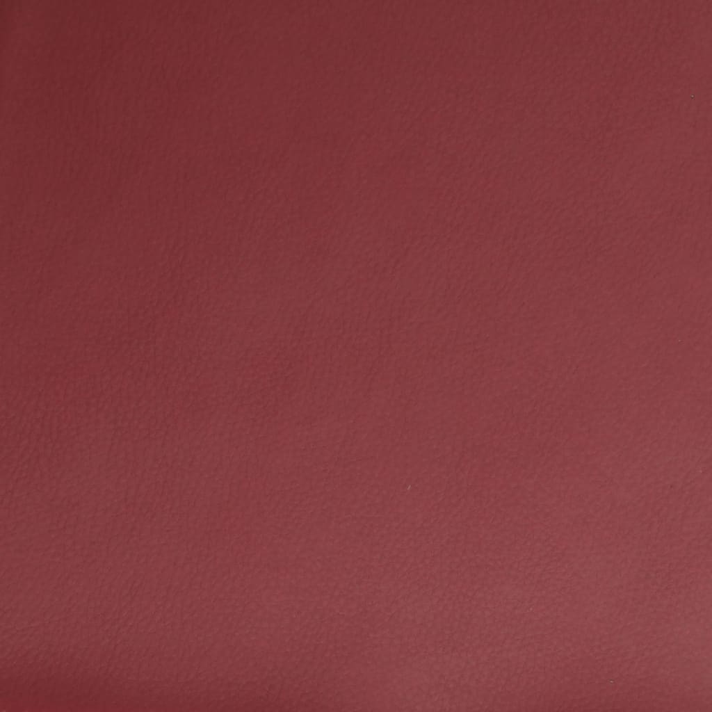 vidaXL Recliner Chair Wine Red Faux Leather