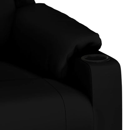 vidaXL Massage Chair Black Faux Leather