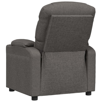 vidaXL Recliner Chair Dark Grey Fabric