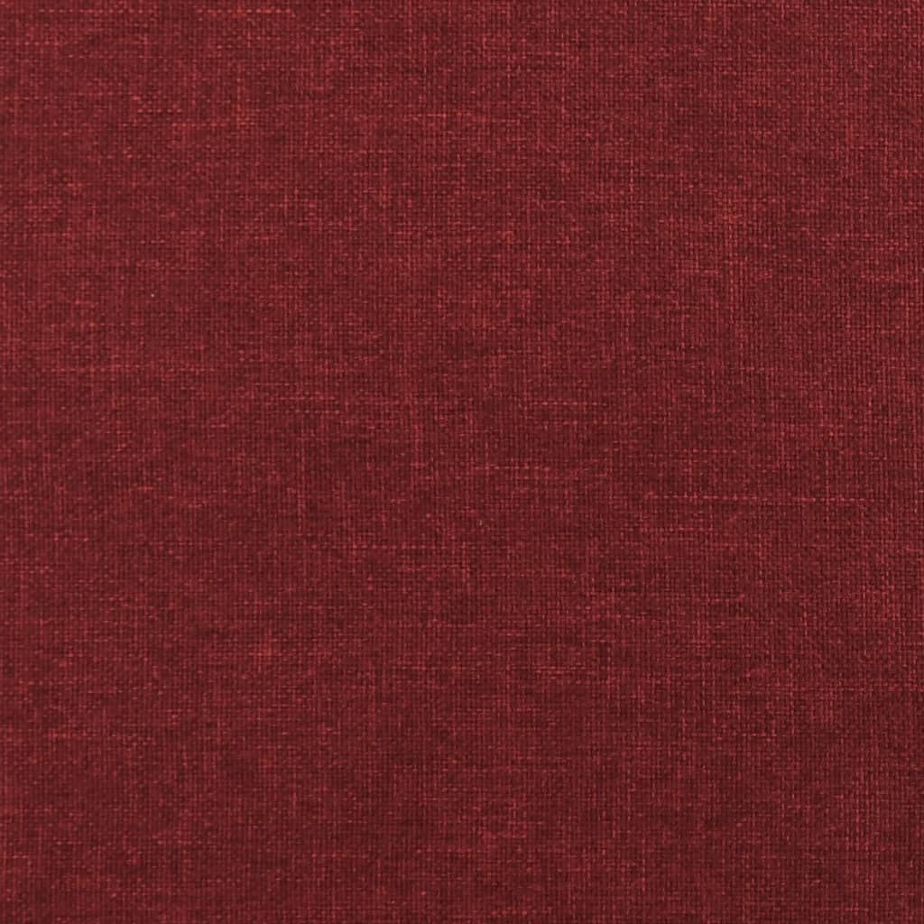 vidaXL Recliner Chair Wine Red Fabric