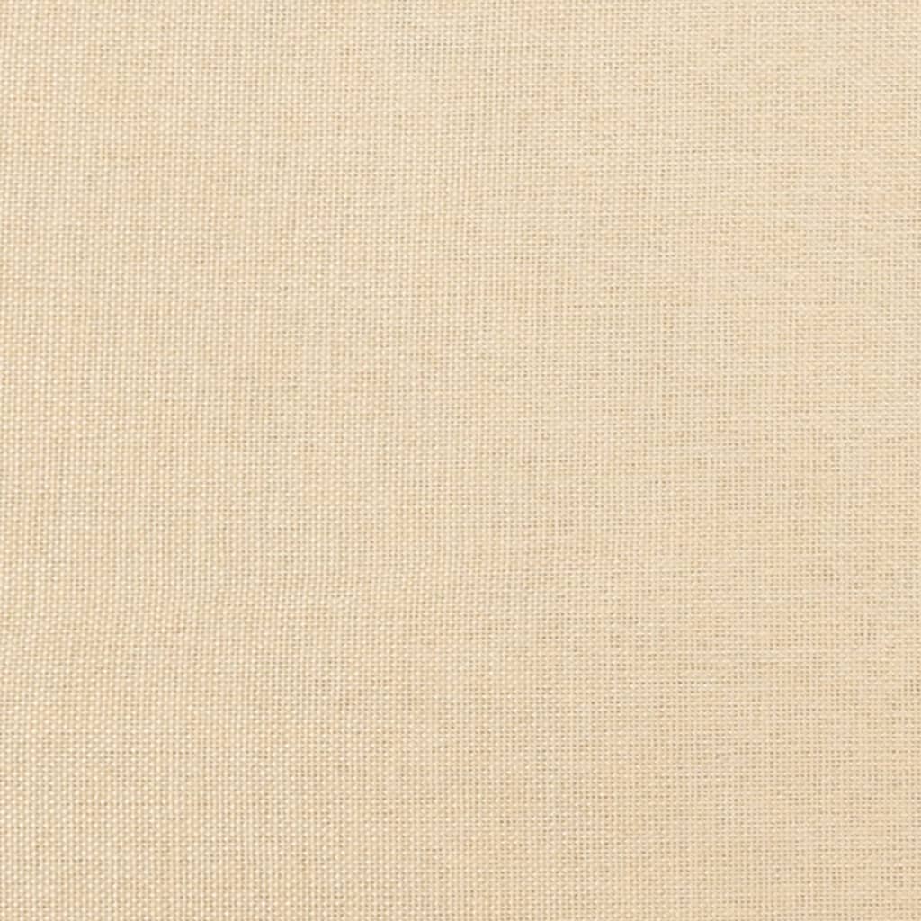vidaXL Recliner Chair Cream Fabric