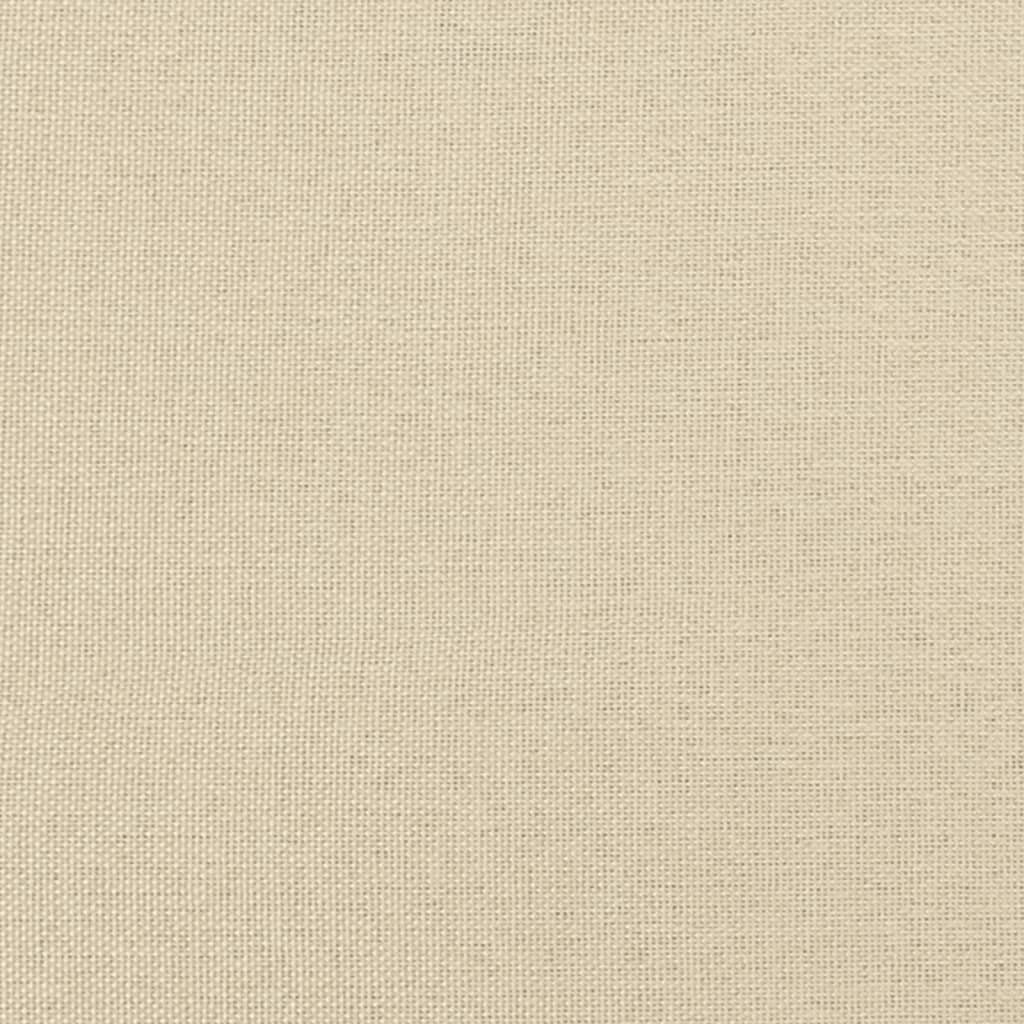 vidaXL Recliner Chair Cream Fabric