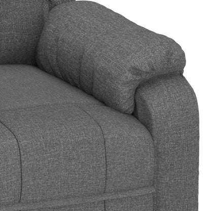 vidaXL Massage Chair Dark Grey Fabric