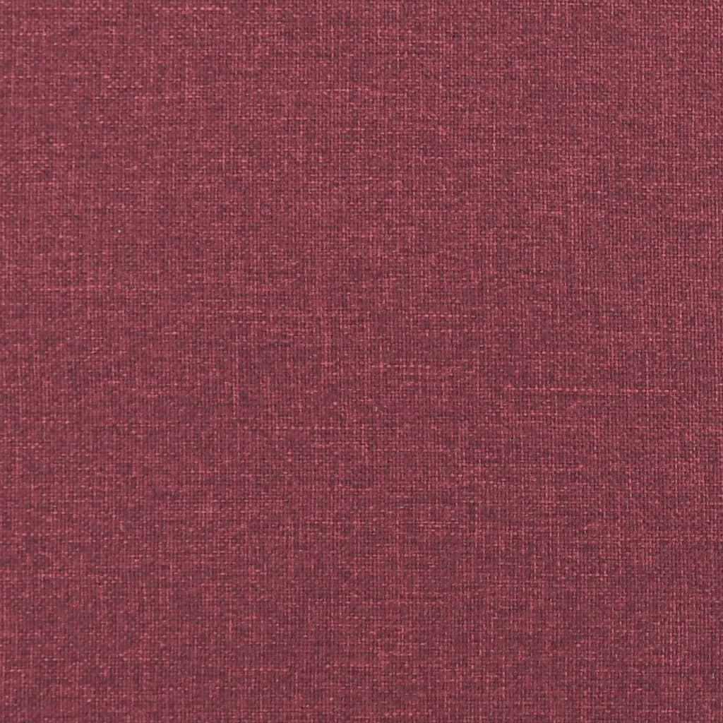 vidaXL Massage Chair Wine Red Fabric
