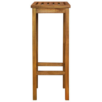 vidaXL Garden Bar Set | Brown | Solid Acacia wood | Medium | Footrest