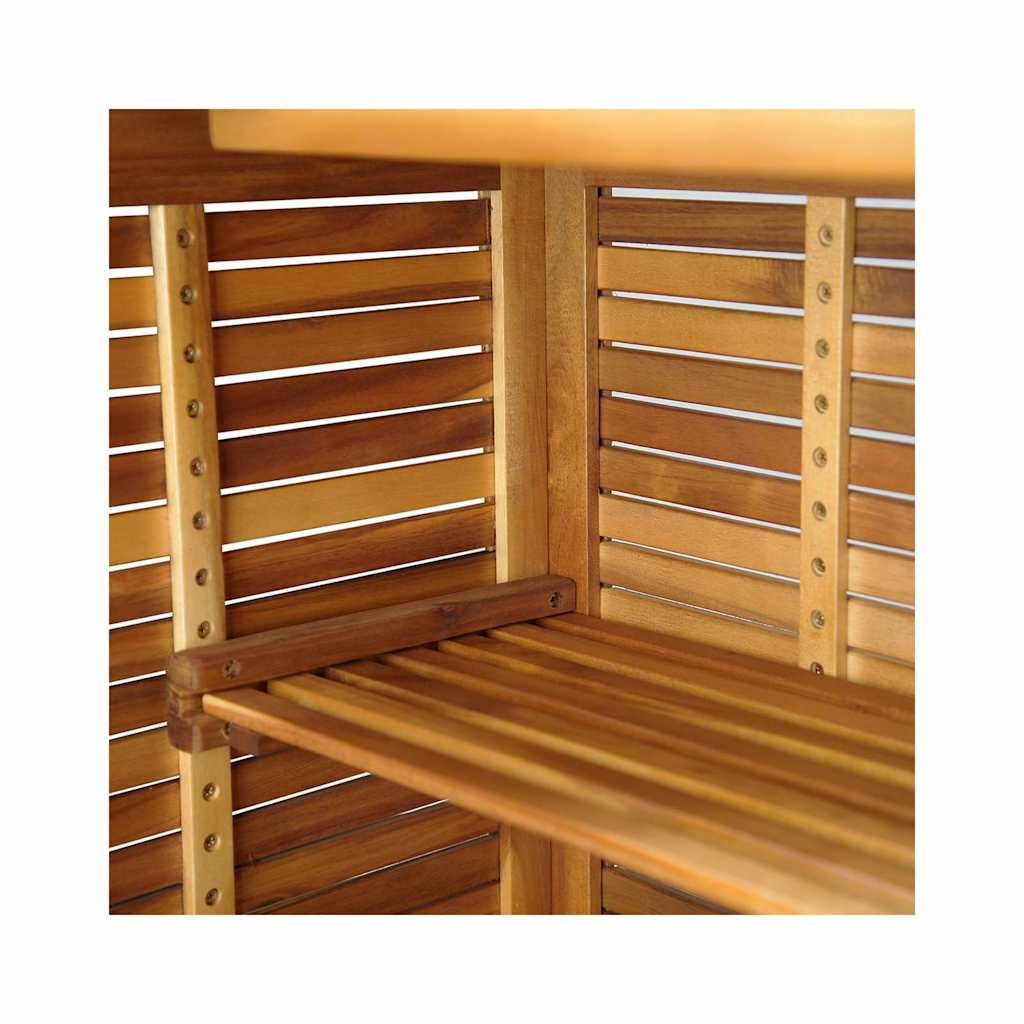 vidaXL 3 Piece Garden Bar Set Solid Wood Acacia