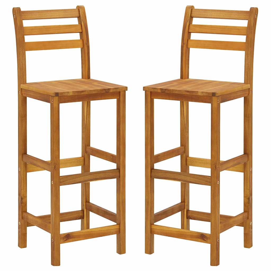 vidaXL 3 Piece Garden Bar Set Solid Wood Acacia