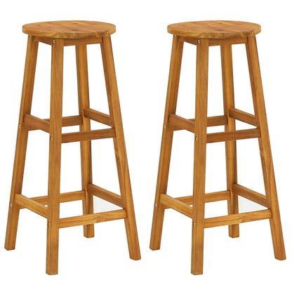vidaXL Garden Bar Set | Natural wood | Solid Acacia wood | 3 Piece Set