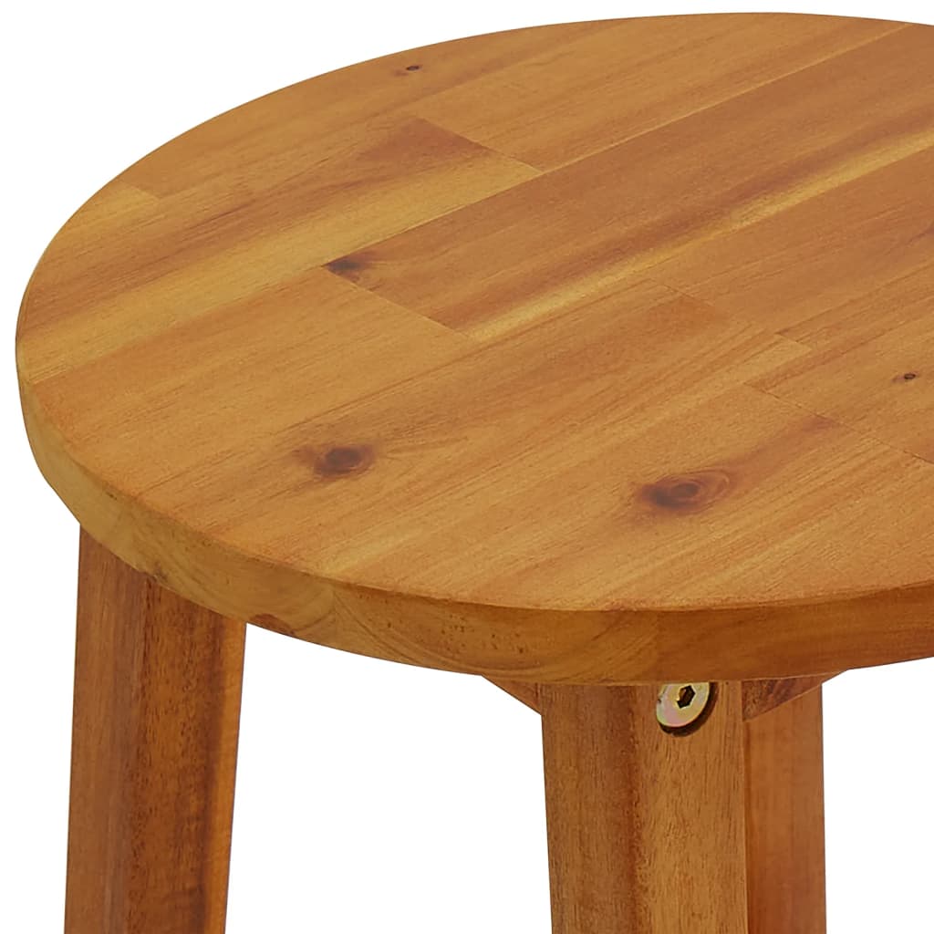 vidaXL Garden Bar Set | Natural wood | Solid Acacia wood | 3 Piece Set