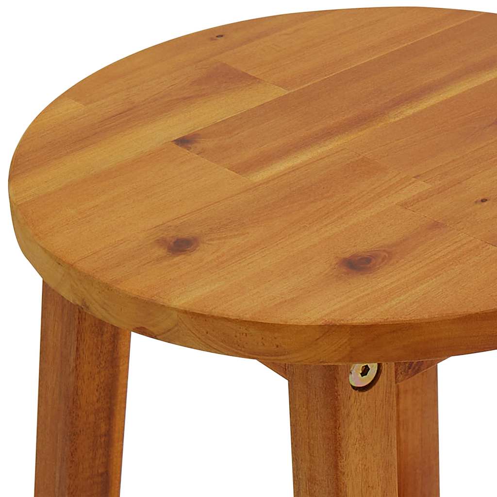 vidaXL 3 Piece Balcony Bar Set Solid Wood Acacia