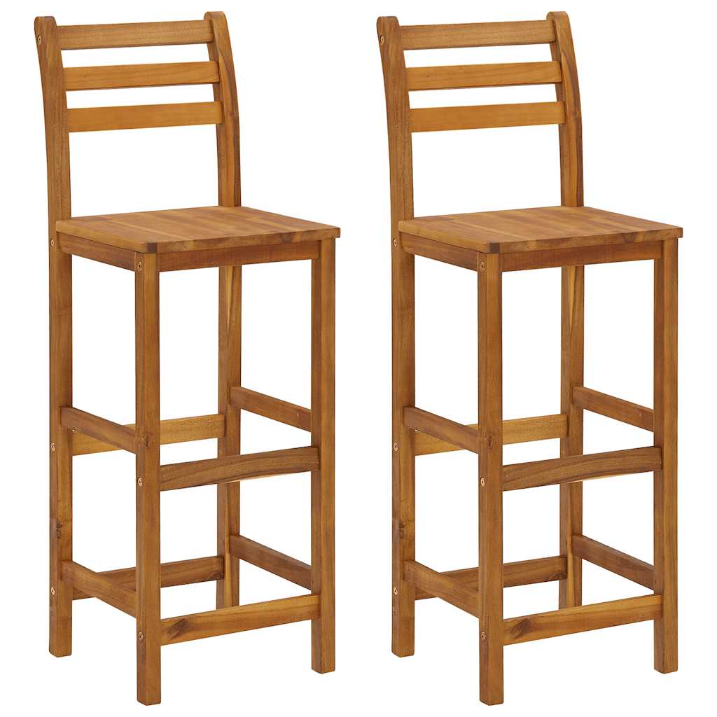 vidaXL 3 Piece Garden Bar Set Solid Wood Acacia