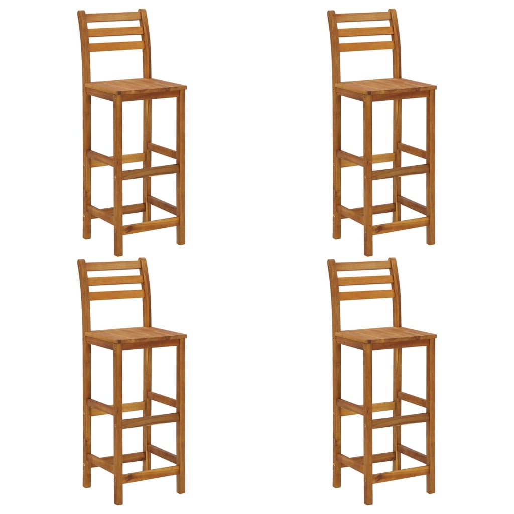 vidaXL Garden Bar Set | Natural Wood | Solid Acacia wood | Medium |  Durable