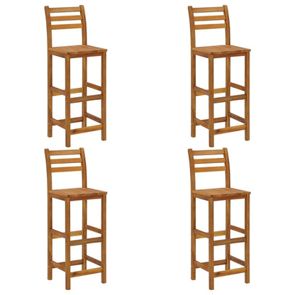 vidaXL Garden Bar Set | Natural Wood | Solid Acacia wood | Medium |  Durable