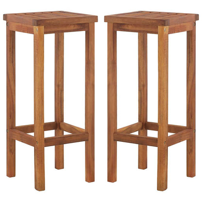 vidaXL 7 Piece Garden Bar Set Solid Wood Acacia