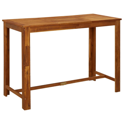 vidaXL Garden Bar Set | Natural Wood | Solid acacia wood with oil finish | Large