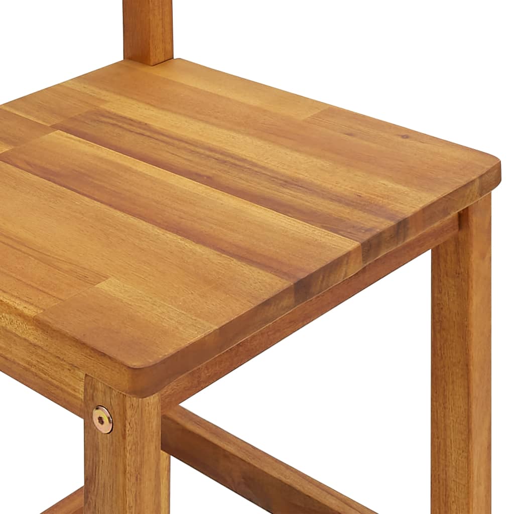 vidaXL Garden Bar Set | Natural Wood | Solid acacia wood with oil finish | Large