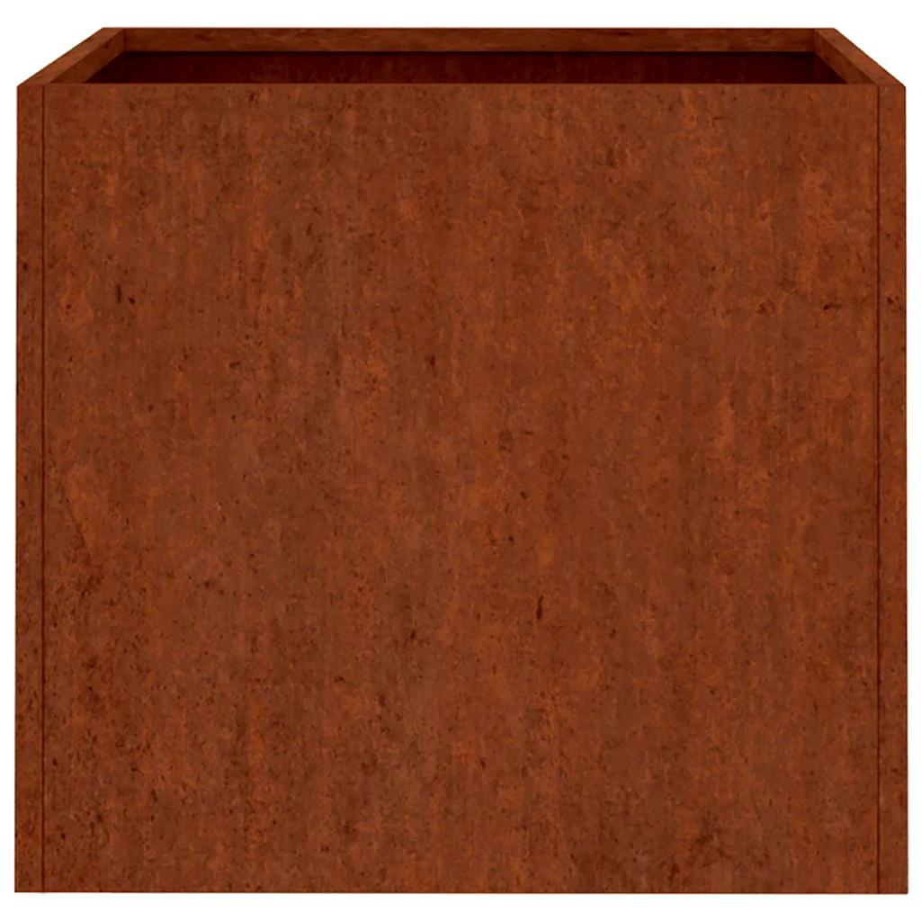 vidaXL Planter 32x30x29 cm Corten Steel