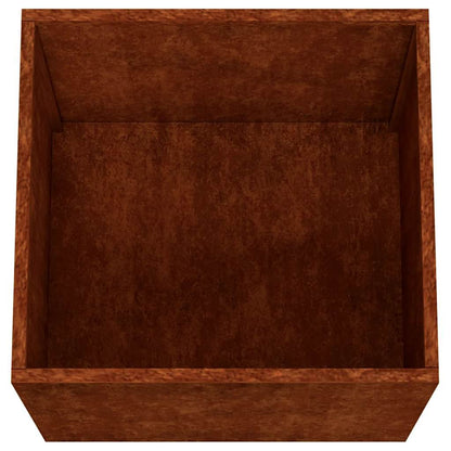 vidaXL Planter 32x30x29 cm Corten Steel