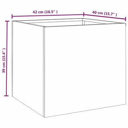 vidaXL Planter 42x40x39 cm Corten Steel