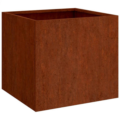 vidaXL Planter 49x47x46 cm Corten Steel