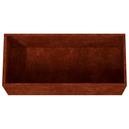 vidaXL Planter 62x30x29 cm Corten Steel