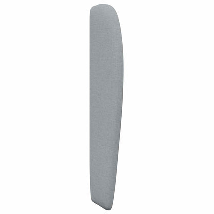 vidaXL Headboard Ear Light Grey 80 x 23 x 6 cm Fabric