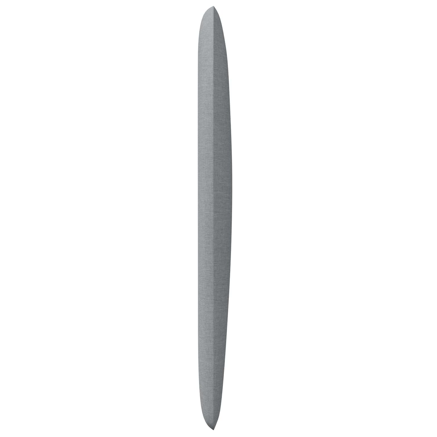 vidaXL Headboard Ear Light Grey 80 x 23 x 6 cm Fabric
