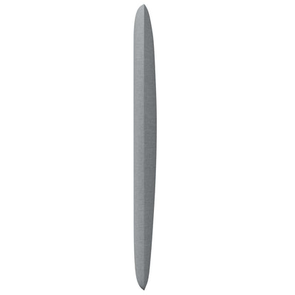 vidaXL Headboard Ear Light Grey 80 x 23 x 6 cm Fabric
