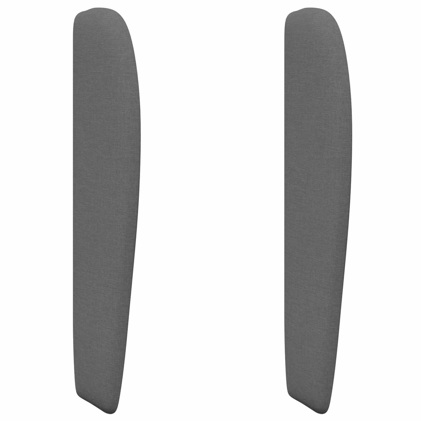 vidaXL Headboard Ear Dim Grey 80 x 23 x 6 cm Fabric