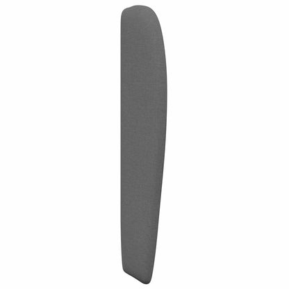 vidaXL Headboard Ear Dim Grey 80 x 23 x 6 cm Fabric