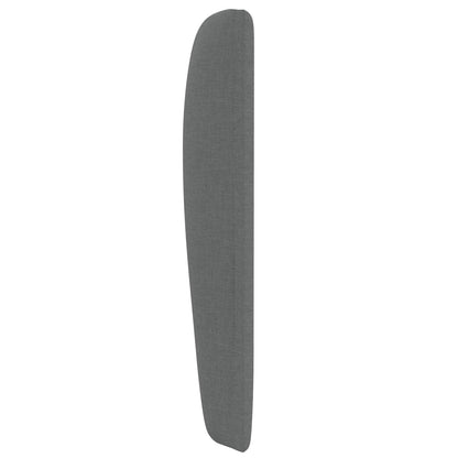 vidaXL Headboard Ear Dim Grey 80 x 23 x 6 cm Fabric