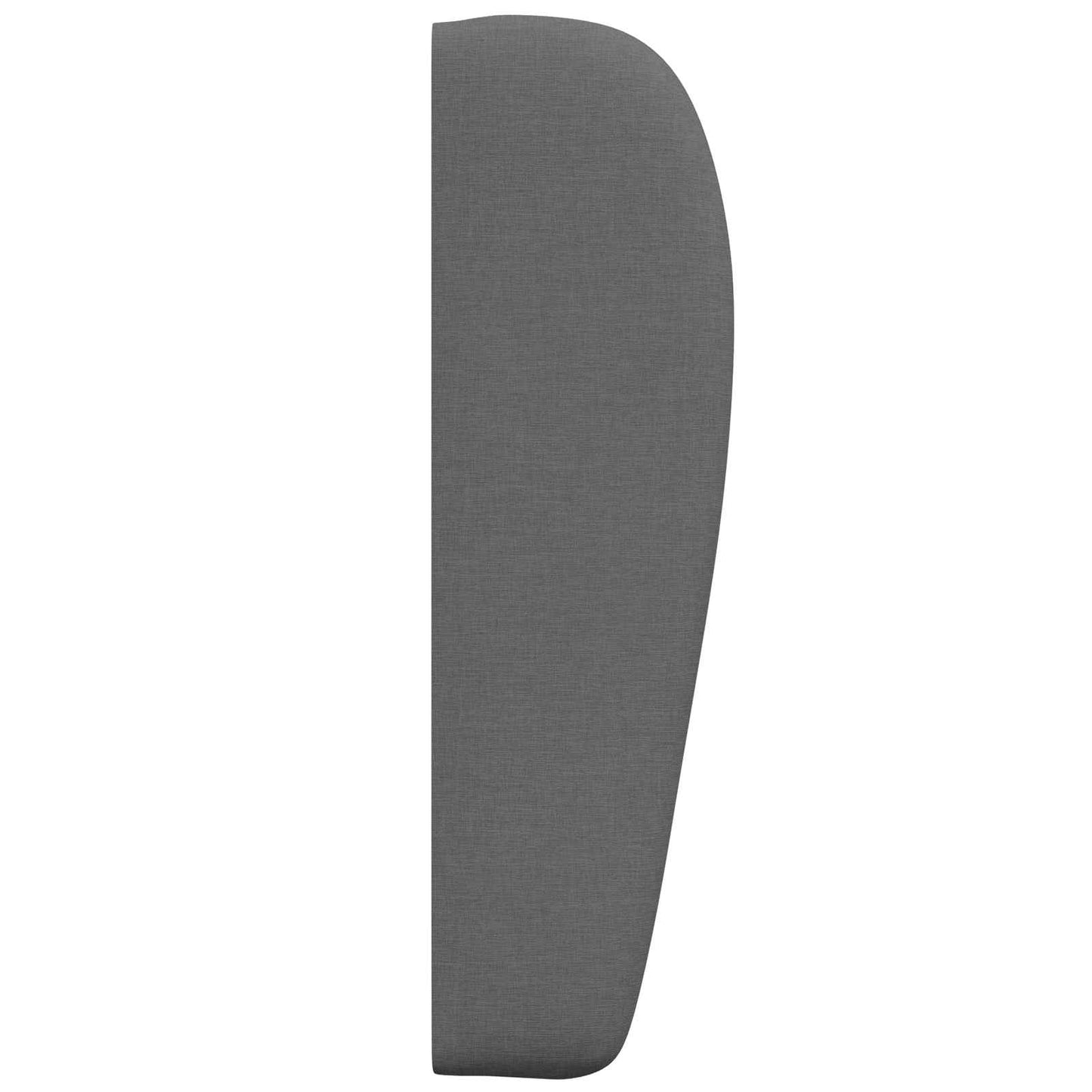 vidaXL Headboard Ear Dim Grey 80 x 23 x 6 cm Fabric
