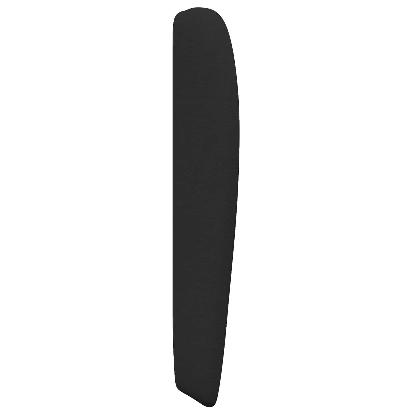 vidaXL Headboard Ear Black 80 x 23 x 6 cm Fabric