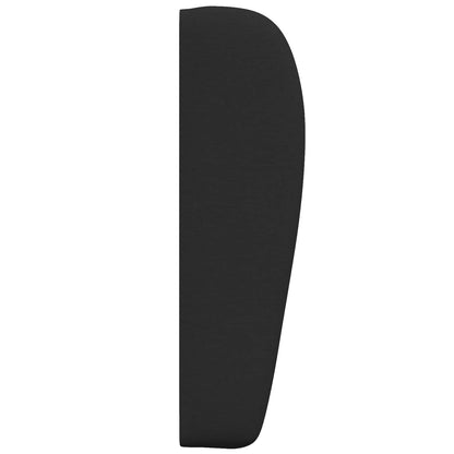 vidaXL Headboard Ear Black 80 x 23 x 6 cm Fabric