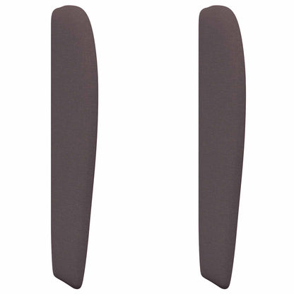 vidaXL Headboard Ear Brown 80 x 23 x 6 cm Fabric