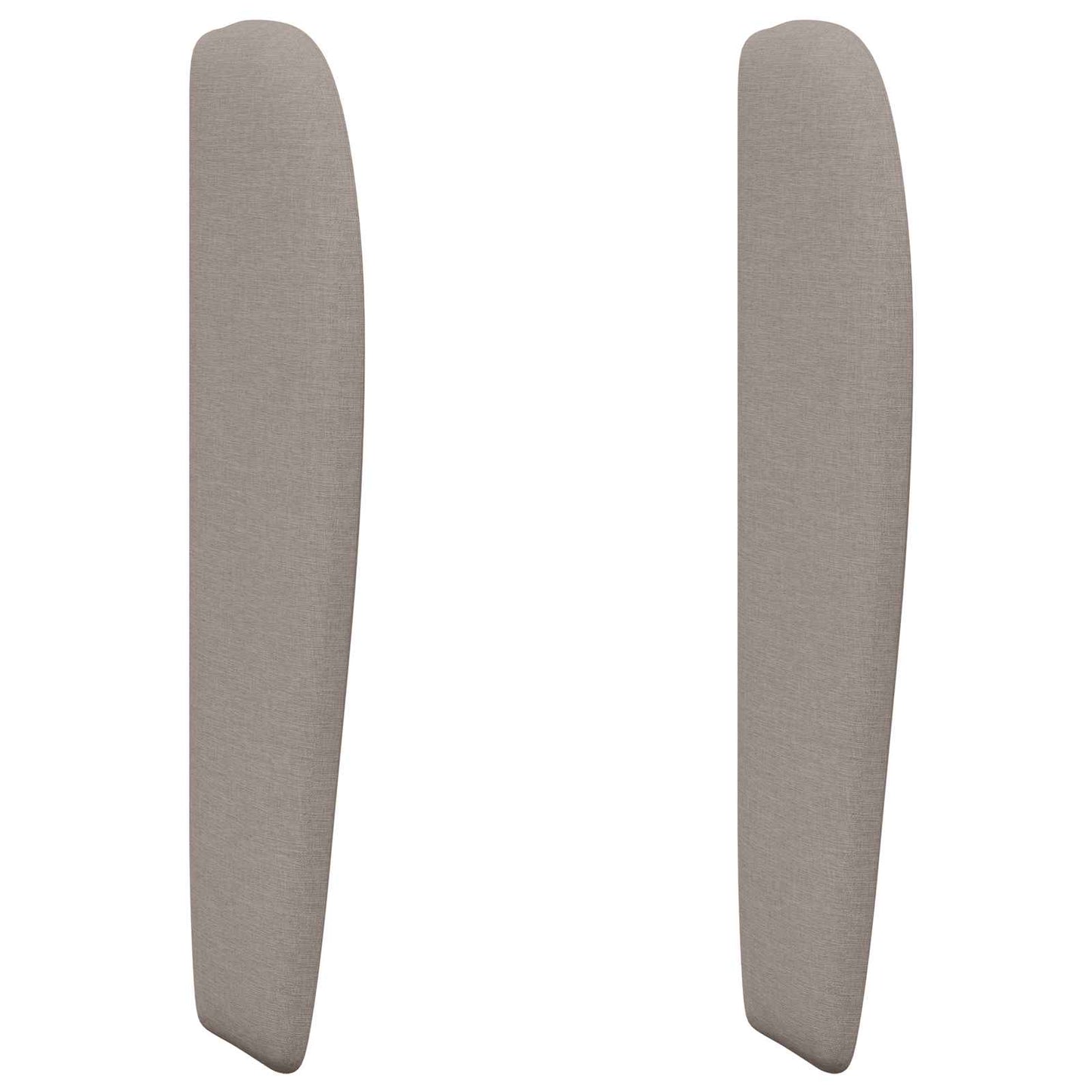 vidaXL Headboard Ear Beige 80 x 23 x 6 cm Fabric