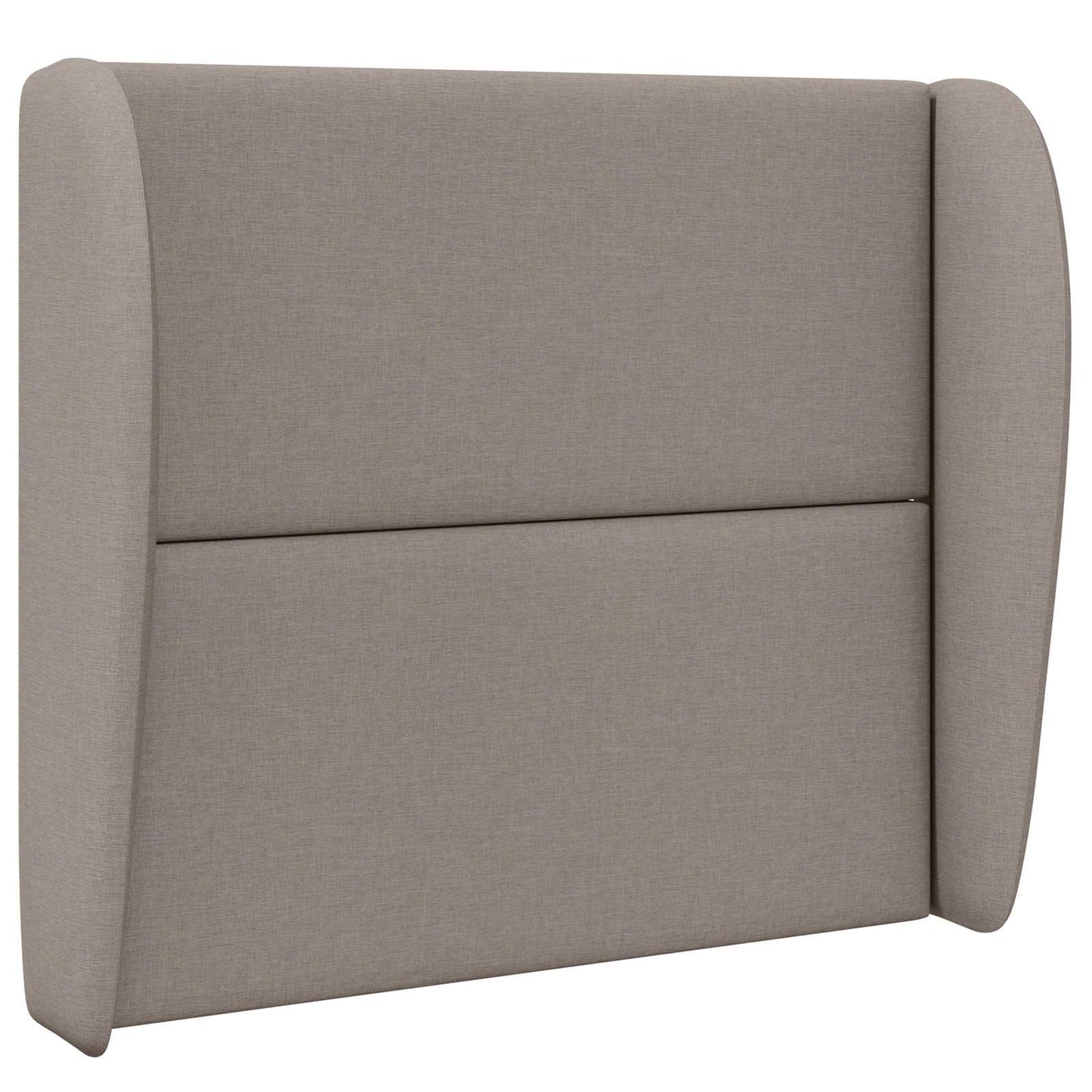 vidaXL Headboard Ear Beige 80 x 23 x 6 cm Fabric