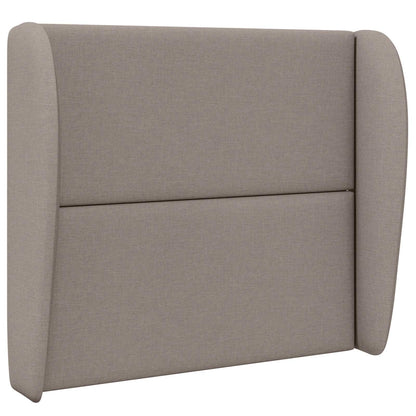 vidaXL Headboard Ear Beige 80 x 23 x 6 cm Fabric
