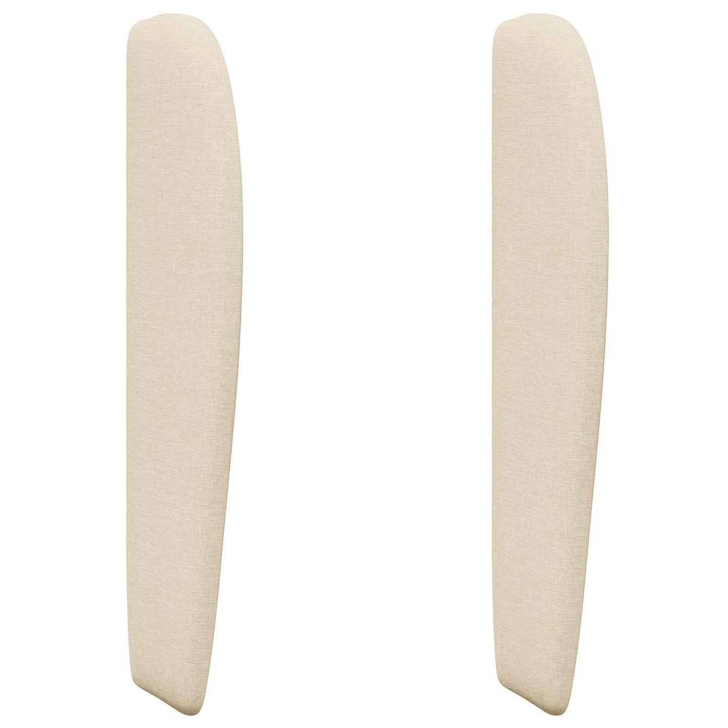 vidaXL Headboard Ear Cream 80 x 23 x 6 cm Fabric