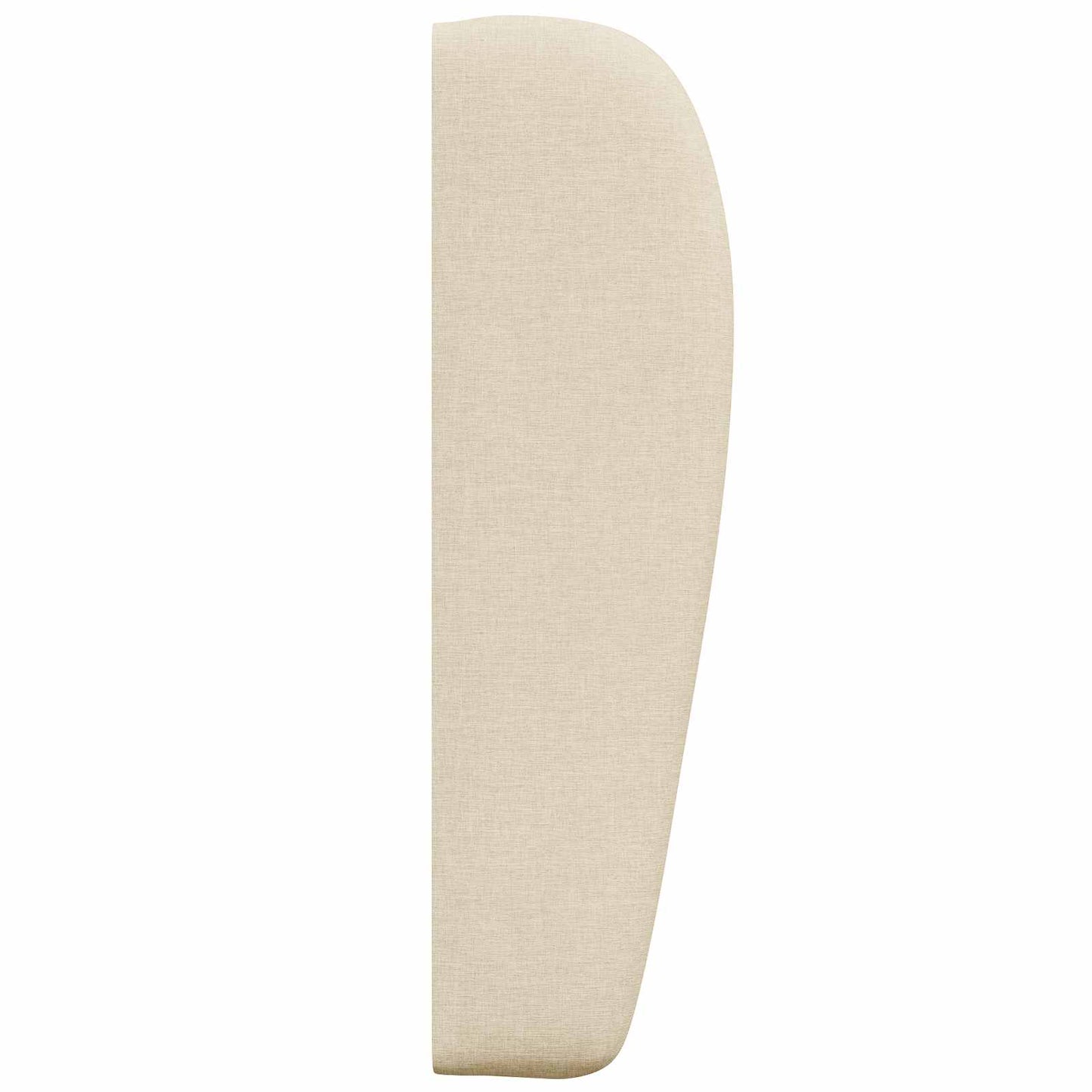 vidaXL Headboard Ear Cream 80 x 23 x 6 cm Fabric