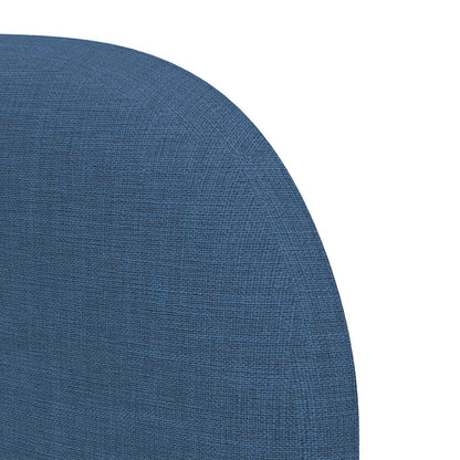 vidaXL Headboard Ear Blue 80 x 23 x 6 cm Fabric